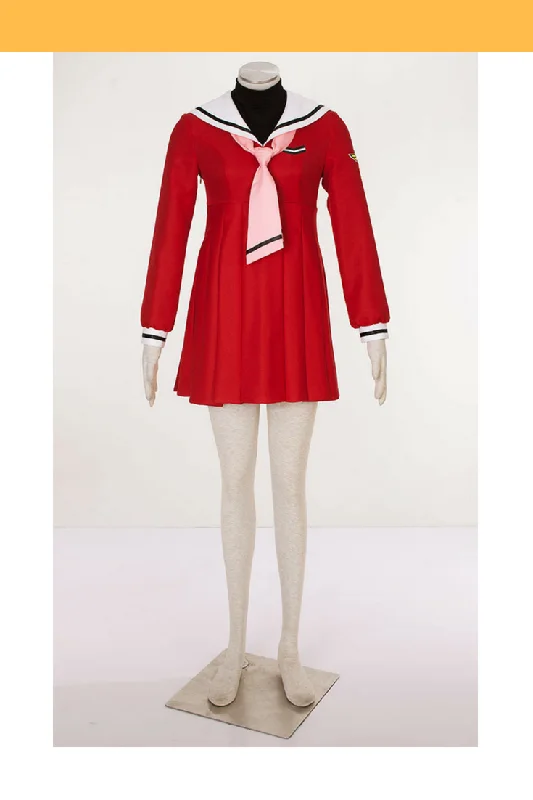 women steampunk cosplay costumes mechanicalCardcaptor Sakura Cherry Red Sailor Uniform Cosplay Costume