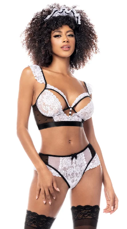 women high - quality cosplay costumesMaqnifique French Maid Lingerie Costume