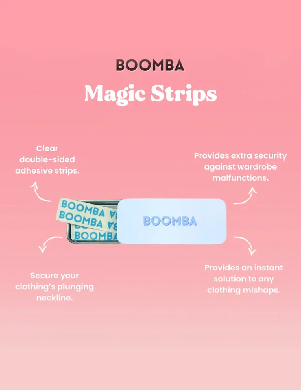 Sexy Lingerie for Women with Stockings Boomba Magic Strips Clear Double Sided Adhesive