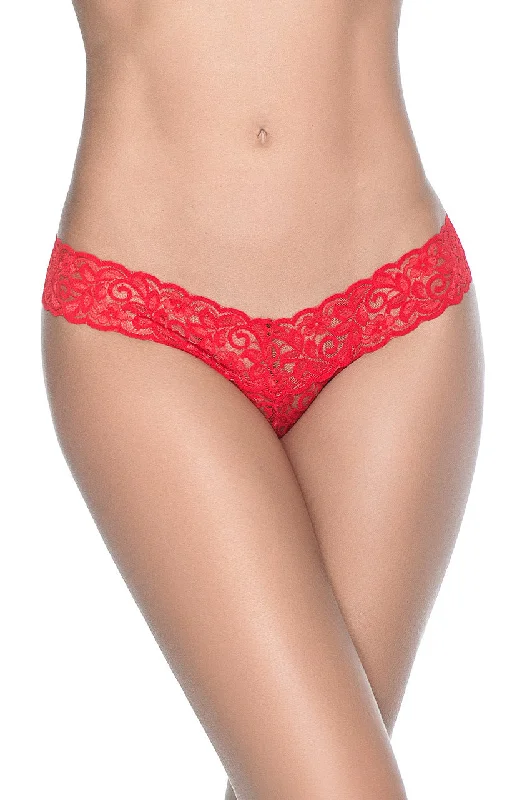 shape - wear women thongs for slimming the mid - sectionBasic Lace Thong