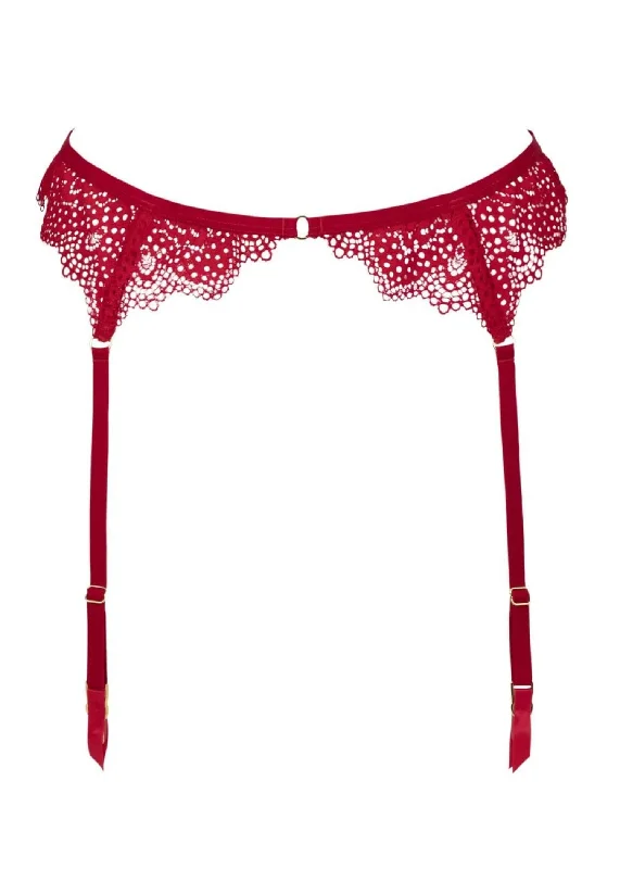 plus - size - friendly women gartersDesire (Rouge) Suspender Belt