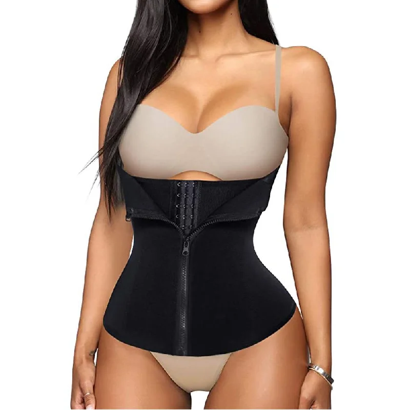 high - waisted women bustiers and corsetsWomen's Punk Front Zip Underbust Corsets