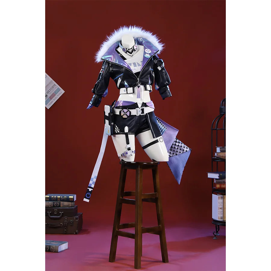 women cosplay costumes with sound - effectsHonkai: Star Rail Silver Wolf Cosplay Costume C08552  AA