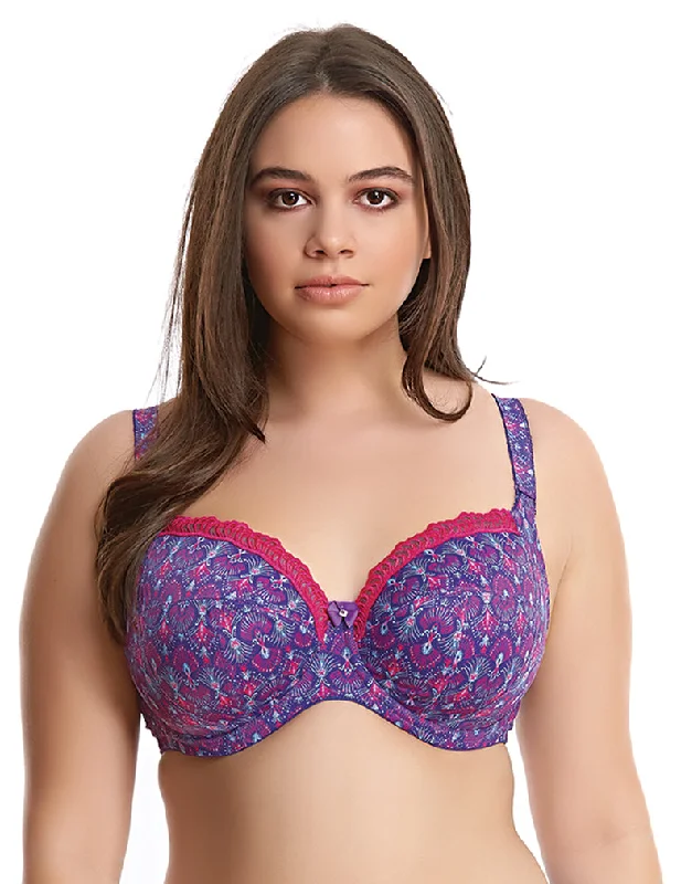Women's Everyday Wear Lingerie Elomi Lyndsey EL4120 Iris Underwire Banded Bra