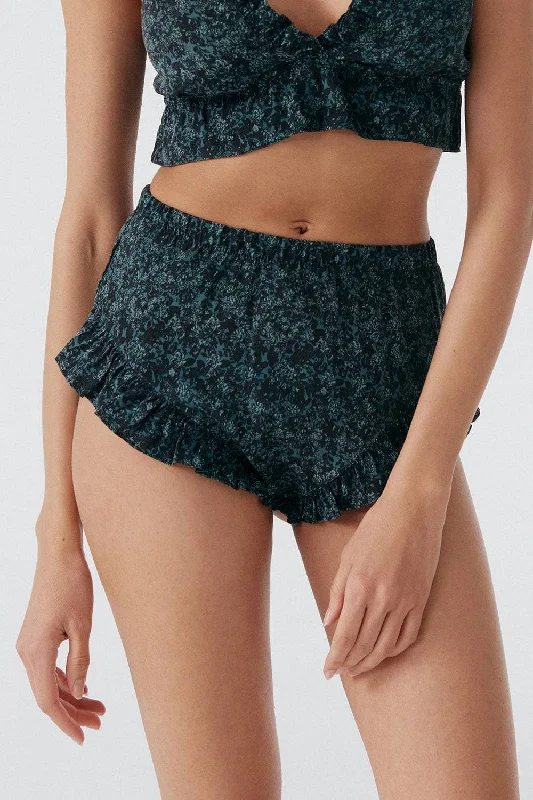 seamless wireless women briefs for a carefree fitBotanist Silk Ruffled Shorts, Size S (UK 8-10)