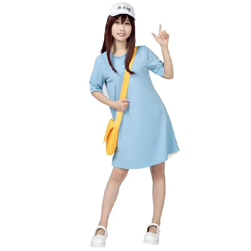 women cosplay costumes with hidden - pocketsCells at Work Platelet Cosplay Costume mp004169