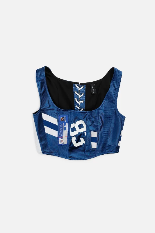 hypoallergenic women bustiers and corsetsRework Indianapolis Colts NFL Corset - M