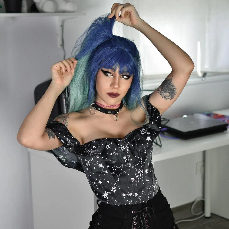 plus size women bustiers and corsetsWomen's Grunge Off Shoulder Ruffled Overbust Corset