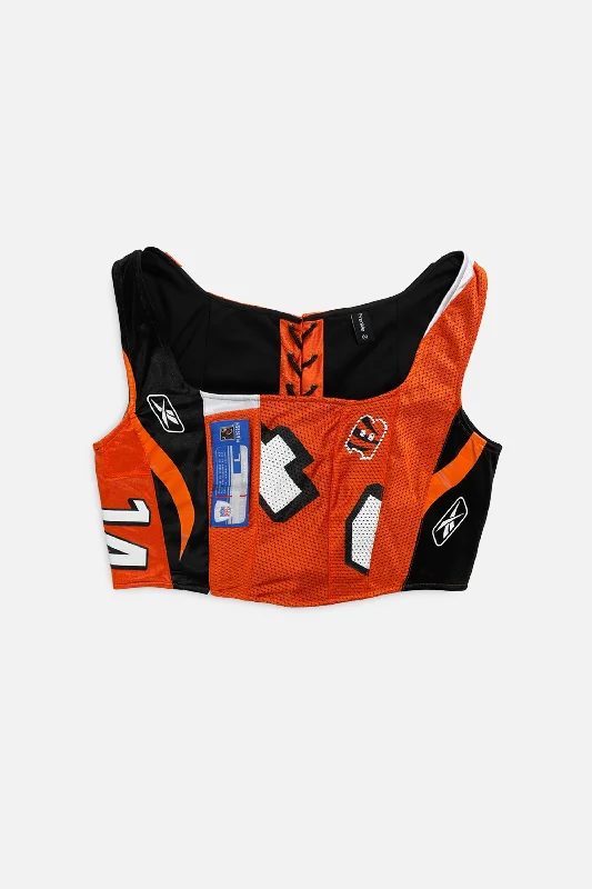 affordable women bustiers and corsetsRework Cincinnati Bengals NFL Corset - XL