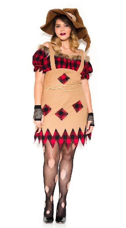 women cosplay costumes for couplesPlus Size Living Scarecrow Costume