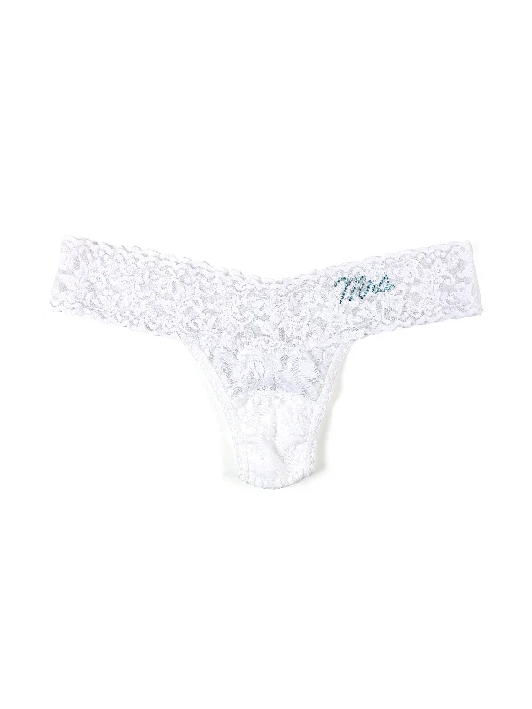 sheer women thongs for a sexy and alluring appearanceMrs. Low Rise Thong