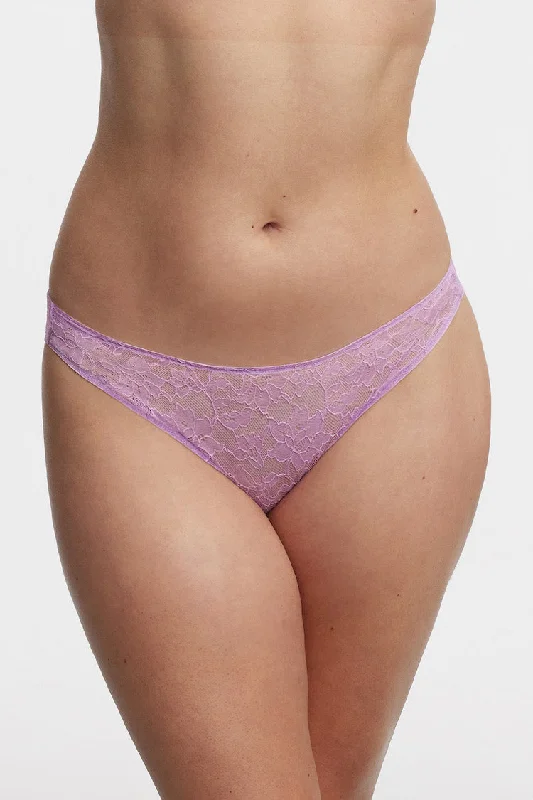 UV protection women bikini briefs for sun safetyParadise High Cut Bikini Panty - Sweet Plum