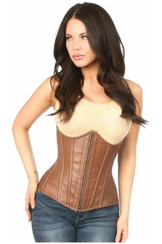 boned women bustiers and corsets structureTop Drawer Faux Leather Underbust Corset