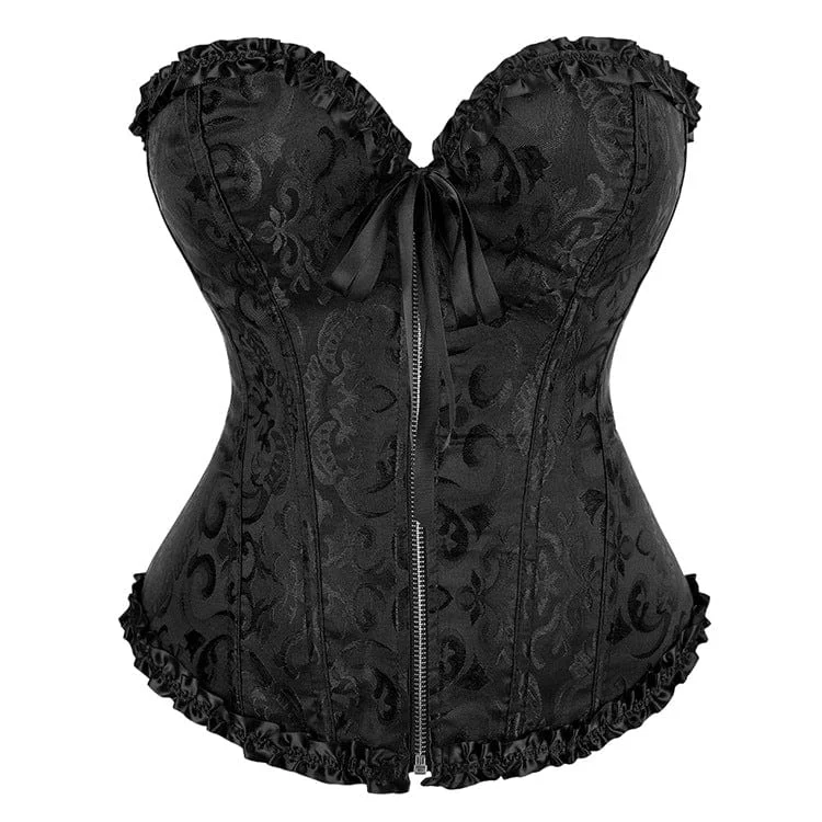 workout women bustiers and corsets supportWomen's Gothic Lace-up Brocade Overbust Corsets