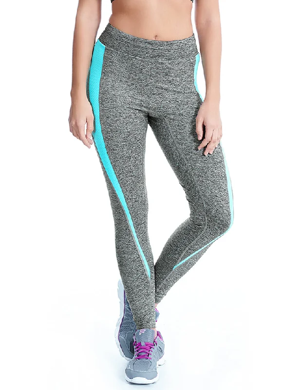 Women's Satin Sleepwear Lingerie Freya's AA4008 Reflective Twist Active Legging Carbon
