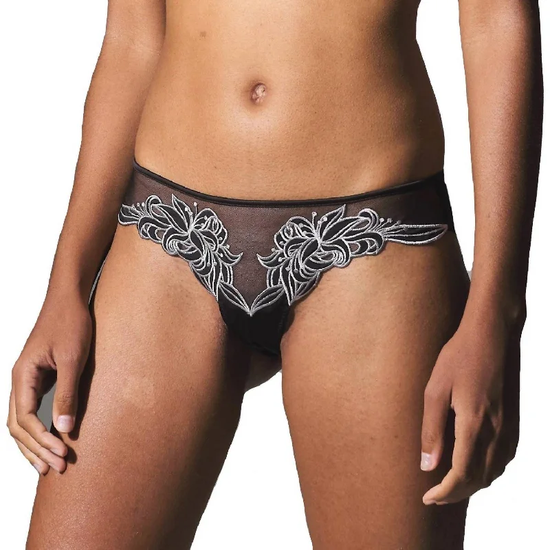 swim - proof women bikini briefs for water sportsEldridge Bikini Panty In Platinum