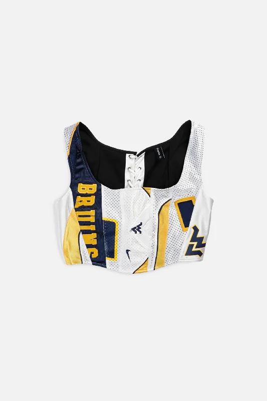 short women bustiers and corsetsRework West Virginia NCAA Corset - M