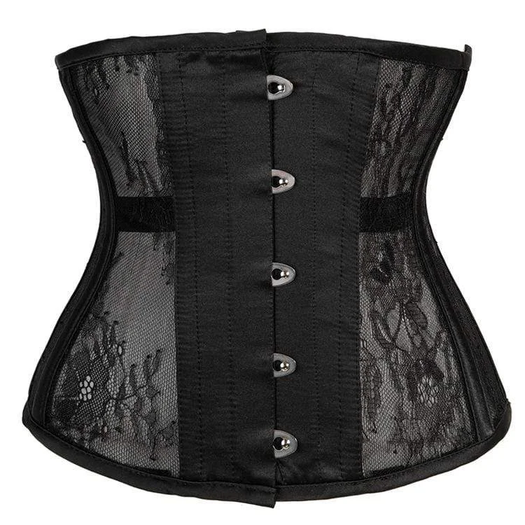 workout women bustiers and corsets supportWomen's Gothic  10-steel boned Mesh Underbust Corsets