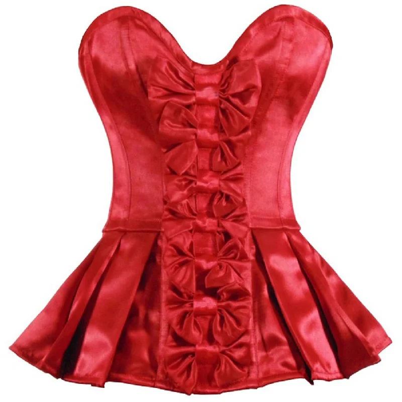 zip front women bustiers and corsets designVarvara Bow Corset Mini Dress