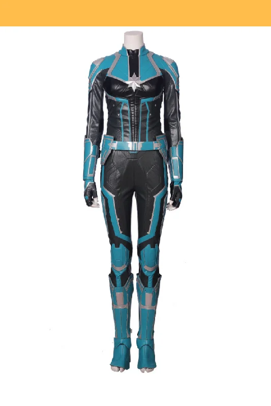 women anime cosplay costumes popularCaptain Marvel Star Force PU Leather Cosplay Costume