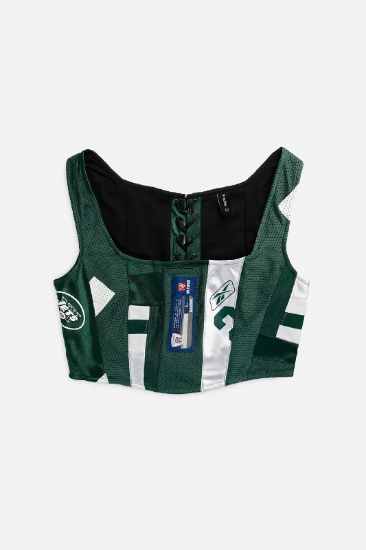 minimalist women bustiers and corsetsRework NY Jets NFL Corset - M
