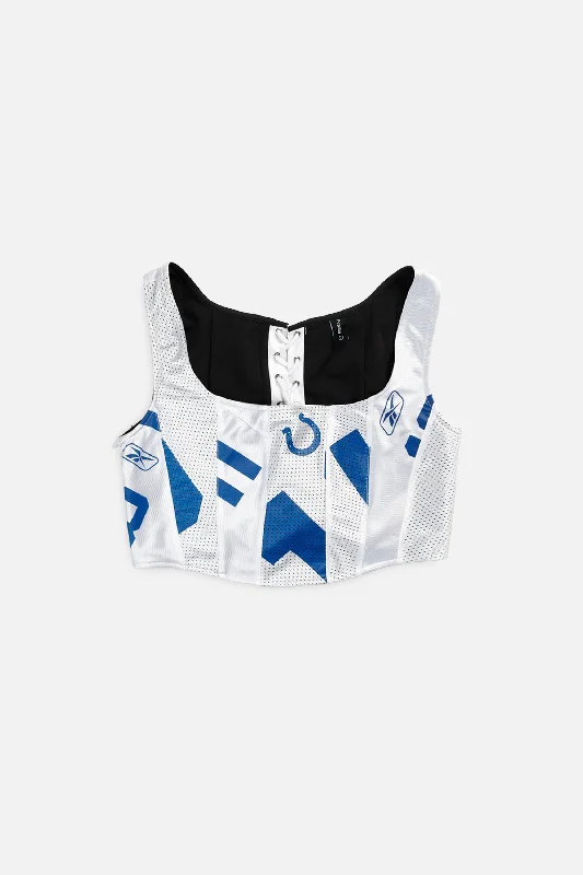 evening wear women bustiers and corsetsRework Indianapolis Colts NFL Corset - L