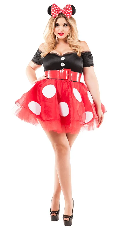 women high - quality cosplay costumesPlus Size Coquette Mouse Costume