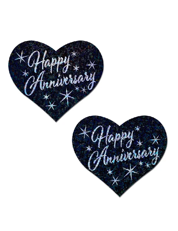 Women's Tummy Control Lingerie Pastease HRT-HA Happy Anniversary Heart Nipple Covers