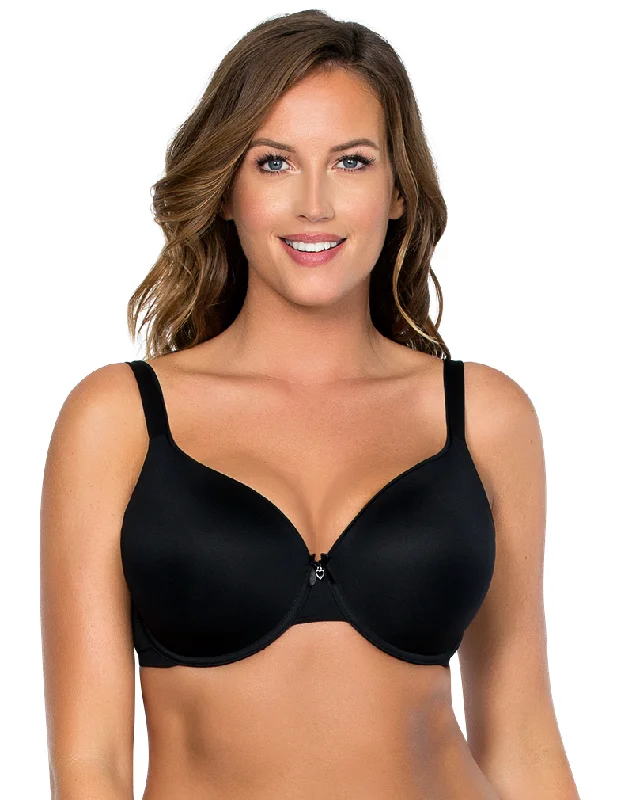 Women's Maternity Lingerie Parfait Jeanie 4812 Molded Plunge Bra Black
