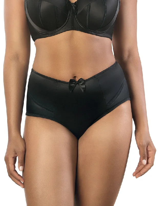 seamless high - cut women briefs for a smooth silhouetteParfait Charlotte 6917 Black High Waist Brief