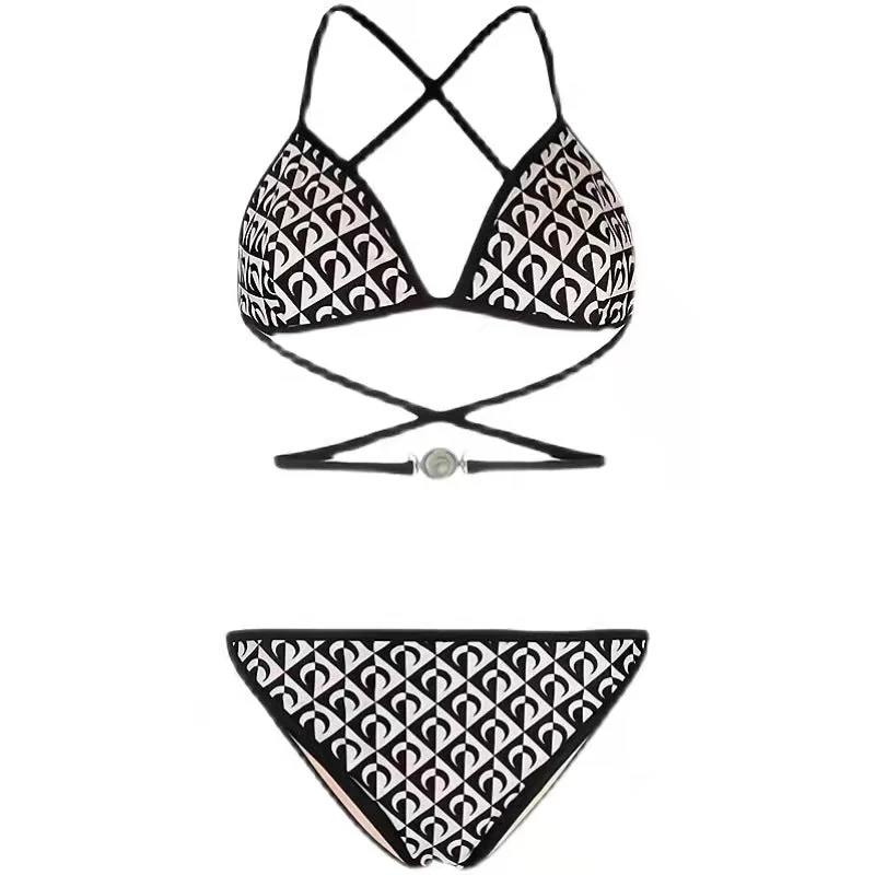 convertible women bikini briefs with removable strapsTwo Piece Bikini With Waist Tie By Sinderella