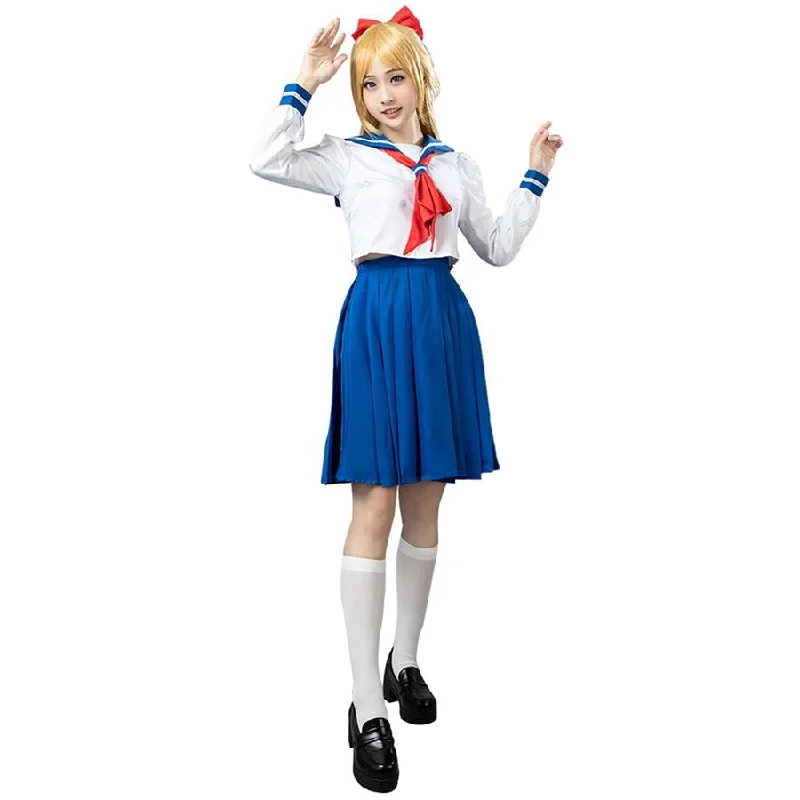 women sailor moon cosplay costumes accessoriesSailor Crystal Sailor Venus Minako Aino Cosplay School Costume mp003719