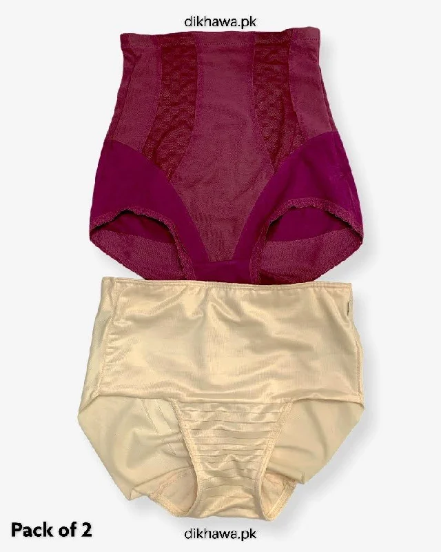 bamboo panties for women with natural softnessPack of 2 Imported Stocklot Branded Jersey Panty Stretchable Jersey Lace Panty 2021