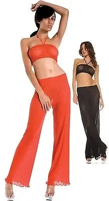 Plus Size Lace Lingerie for Women Fleur De Lis Halter Set