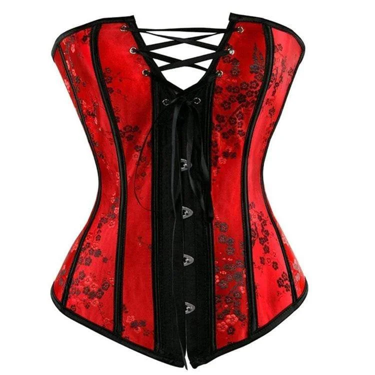 underbust corsets for women fashionWomen's Gothic Floral Strappy Overbust Corsets