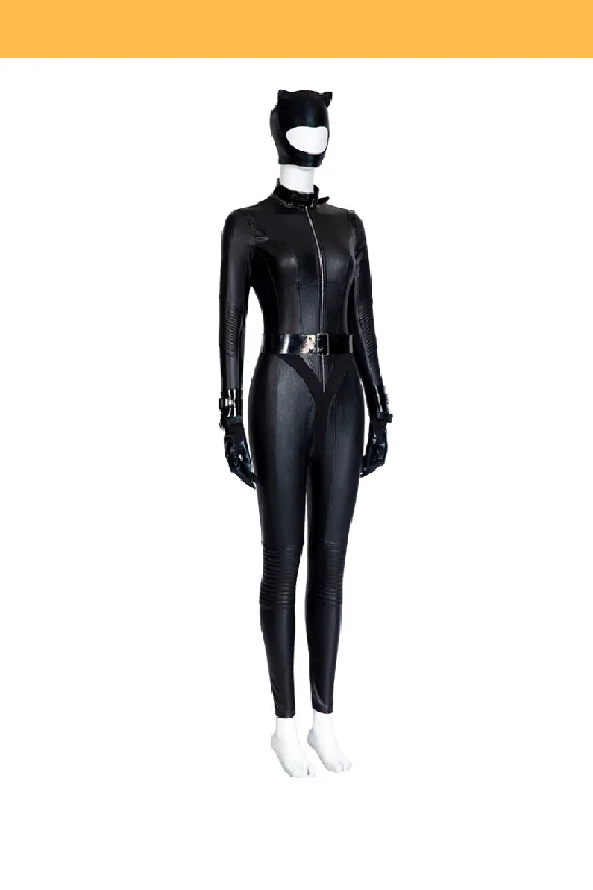 women superhero team cosplay costumesCatwoman PU Leather Cosplay Costume