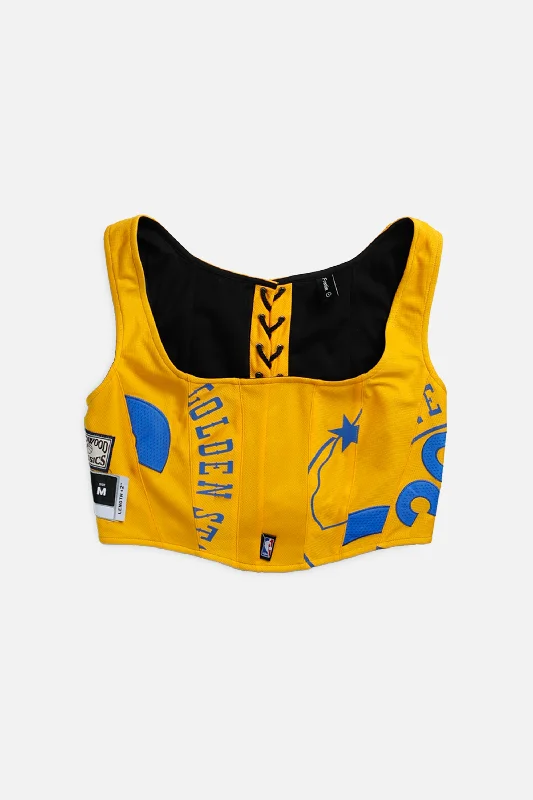 plus size women bustiers and corsetsRework Golden State Warriors NBA Corset - S