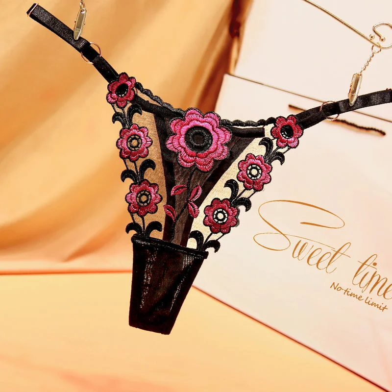white women sexy lingerie for purity7 Pack Sexy Ladies Panties for Women Flowers Underwear Mesh Panties 7 Pack