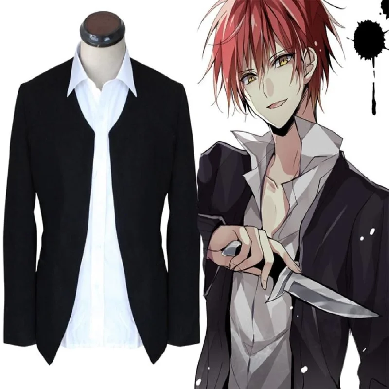 women cosplay costumes for international - consAnime Assassination Classroom Akabane Karuma Black Coat Cosplay Costume mp005898