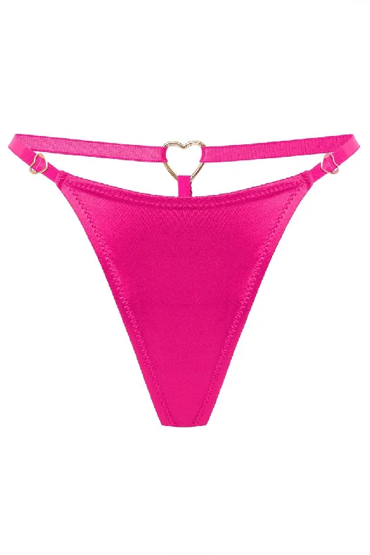 anti - bacterial women thongs for intimate hygieneSendy Fuchsia Thongs by Secret Room anti - bacterial women thongs for intimate hygieneSendy Fuchsia Thongs by Secret Room