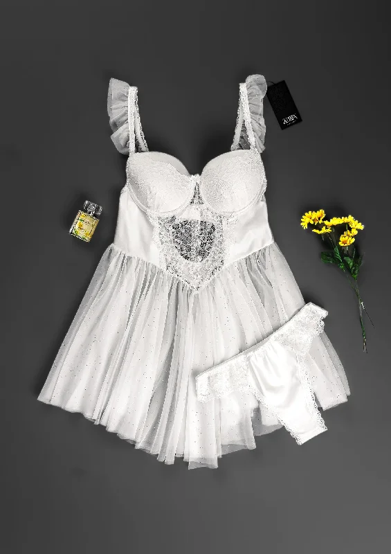 Women's Tummy Control Lingerie Bridal Babydoll