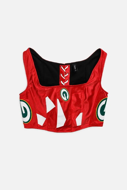 workout women bustiers and corsets supportRework Green Bay Packers NFL Corset - L