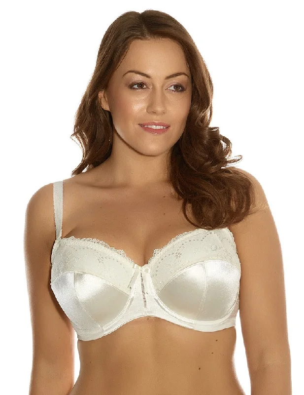 Eco-Friendly Organic Lingerie for Women Elomi Maria EL8500 Cream Underwire Convertible Strapless Bra