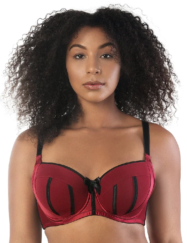 Luxury Lingerie for Special Occasions Parfait Charlotte Padded Balconette Bra 6901 Rio Red