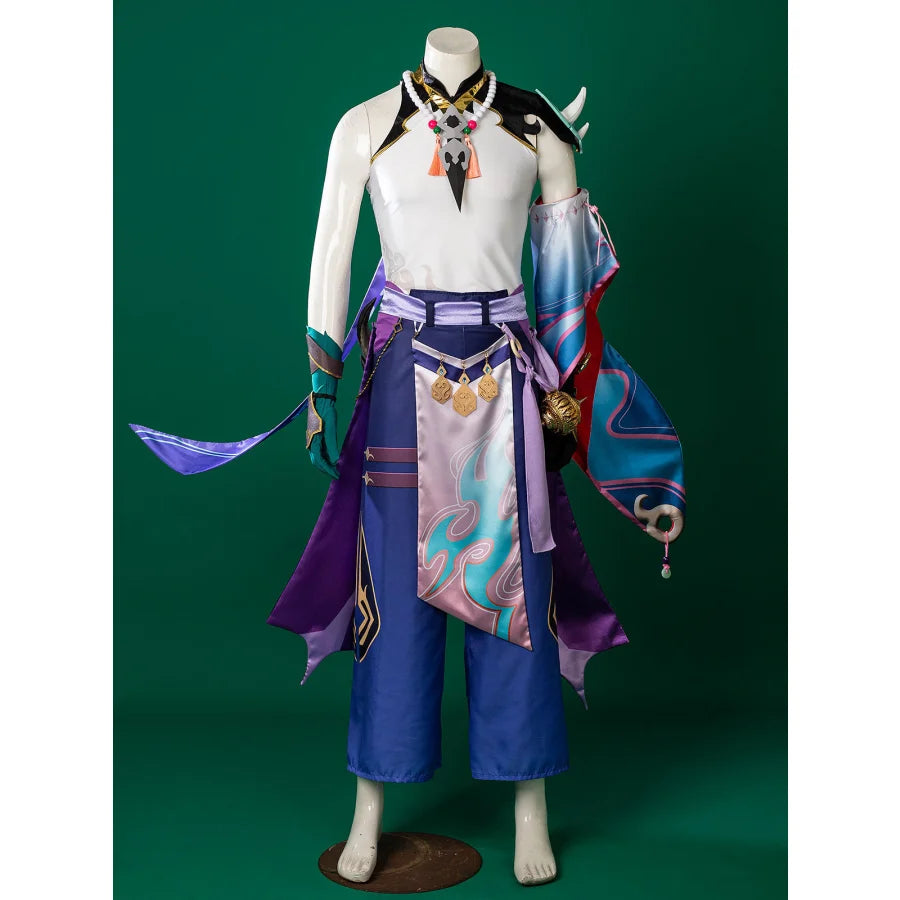 women pokemon trainer cosplay costumesGenshin Impact Xiao Cosplay Costume C00269 AA