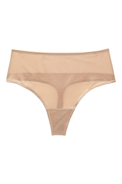 seamless beaded women thongs for a sophisticated designSide Effect High Rise Thong