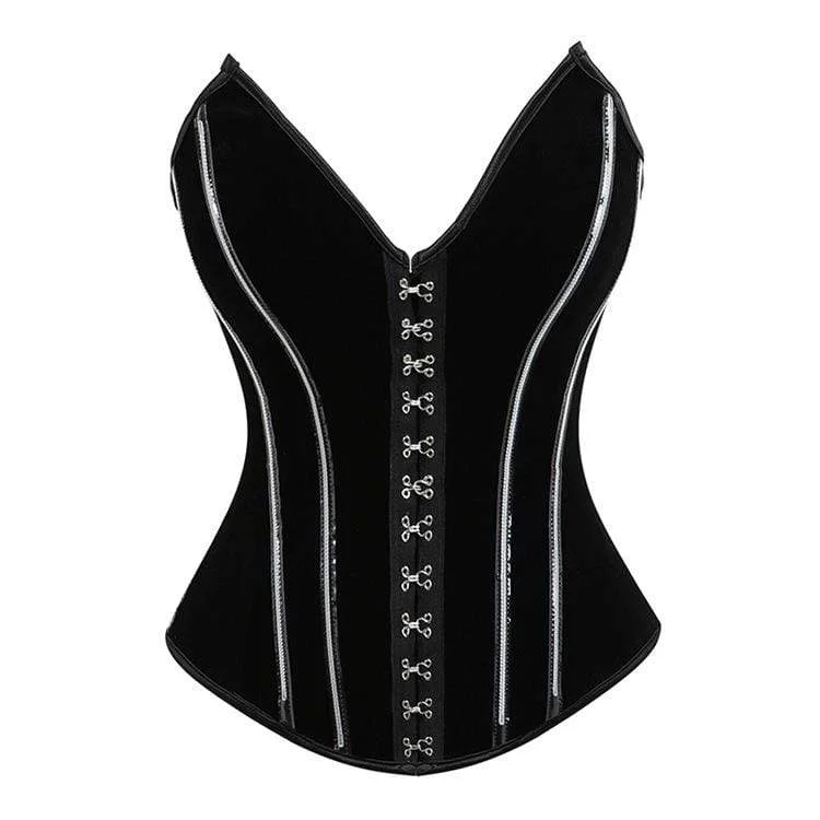 petite women bustiers and corsetsWomen's Gothic Velet Overbust Corsets