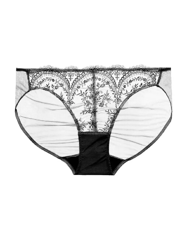 seamless women bikini briefs for a smooth look under clothesSeverine Black Lace Bikini Brief by Dita Von Teese