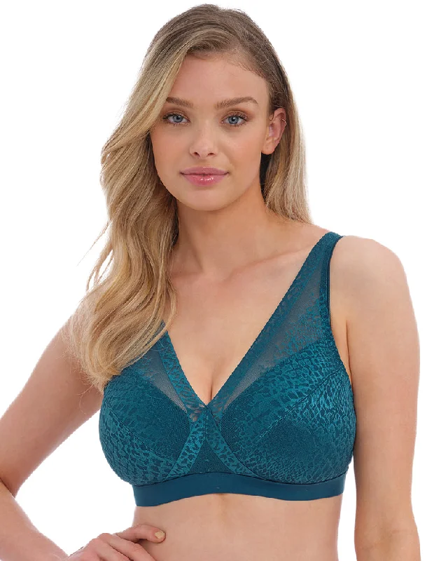 Women's Tummy Control Lingerie Fantasie FL6913 Envisage Deep Ocean Non Wired Bralette