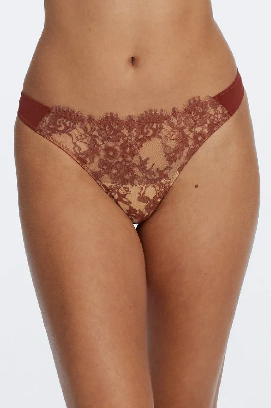 wireless women thongs for a comfortable and wire - free experienceEntice Thong - Clay